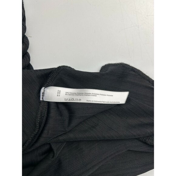 Intimately Free People Black XS Sleeveless Draped Back Tank Top With Braided Str - Picture 7 of 9